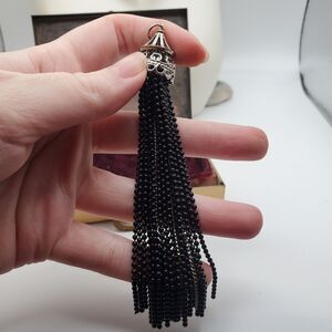 Gothic tassel‎ orb lamp necklace pendant